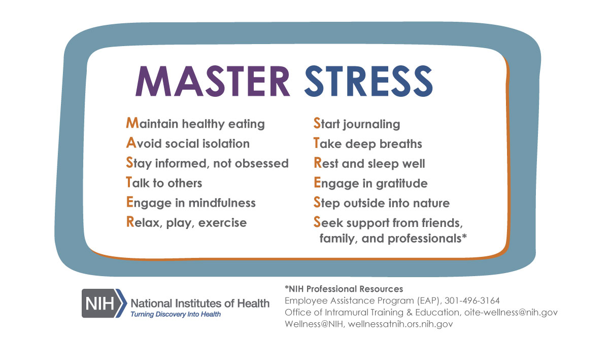 Master Stress Screensaver and Sign